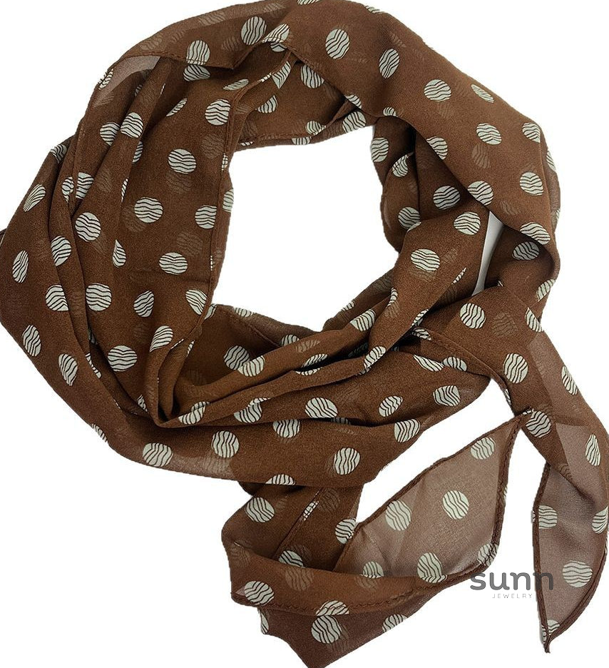 Kalynn Polka Dot Neck Scarf [44G2G0KV]