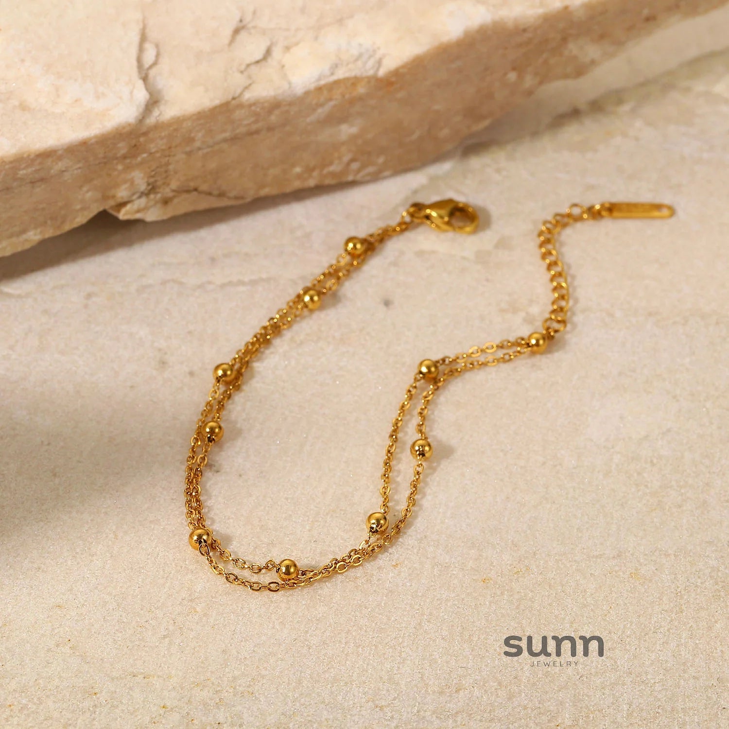 Kamdyn Layered Bead Bracelet