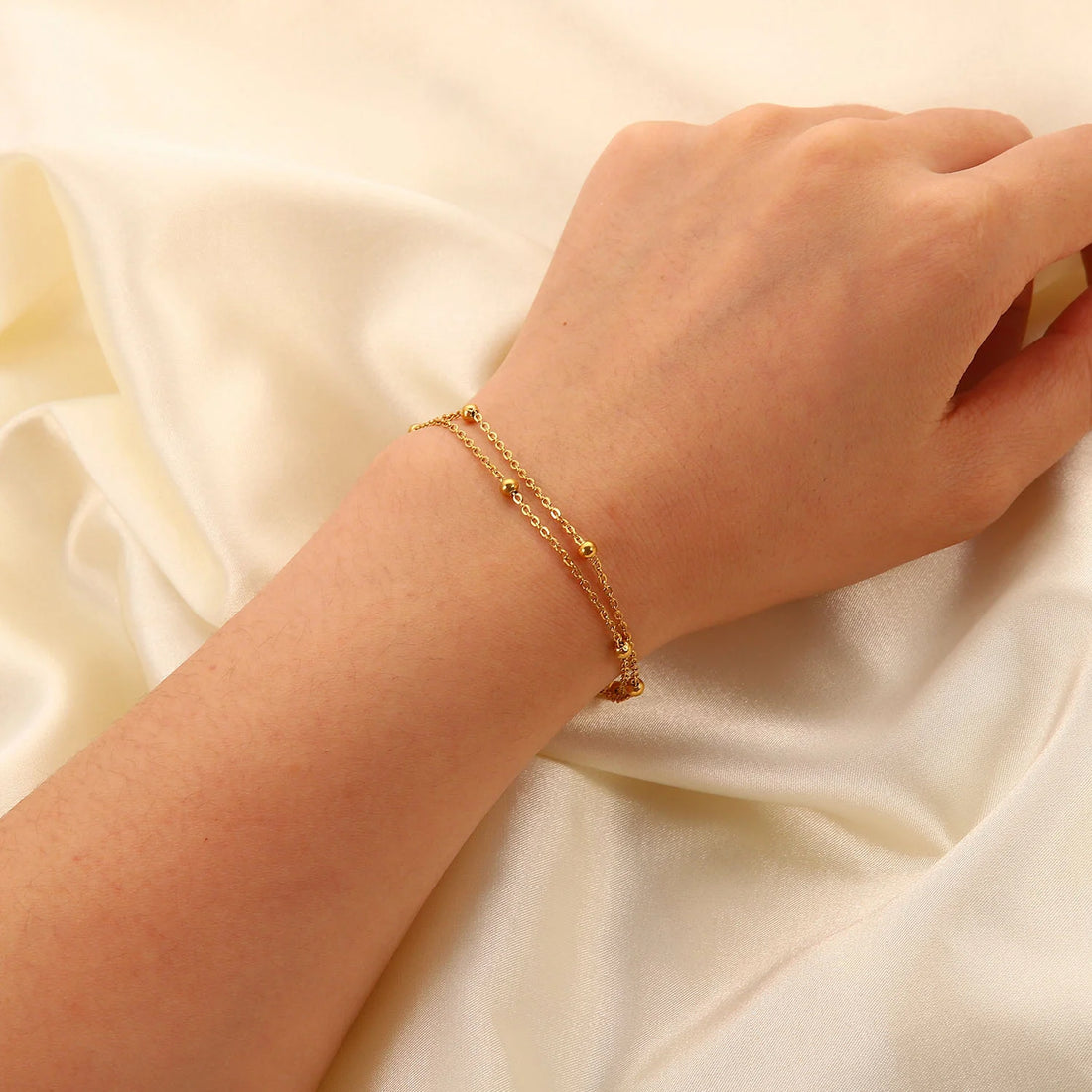 Kamdyn Layered Bead Bracelet