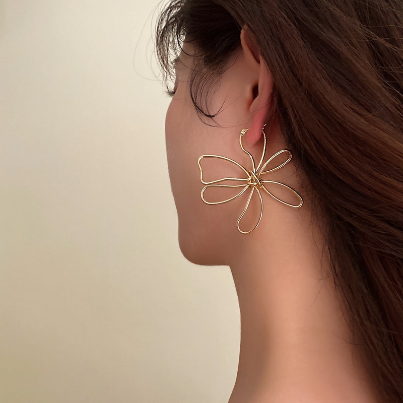 Kamea Petal Drop Earrings [9RKYBRN6]