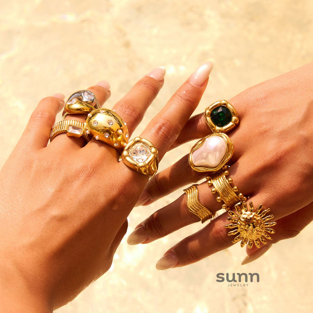 Kameryn Pearl Zirconia Rings [7BAAQQA9]
