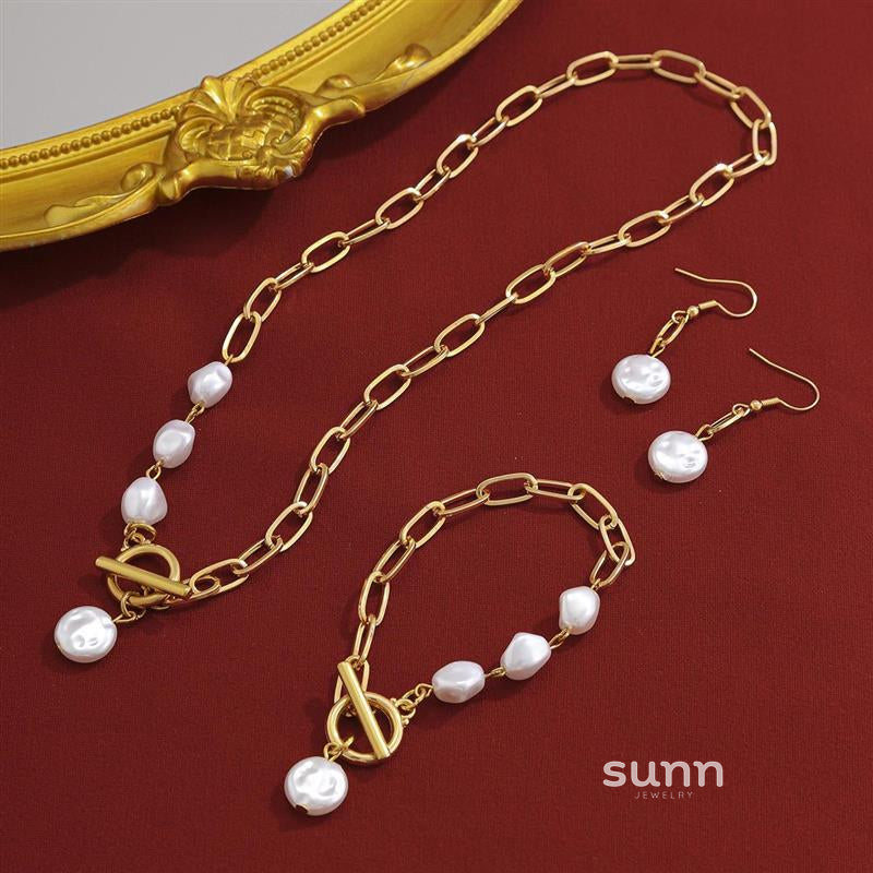 Kamilah Baroque Pearl Jewelry Set [UH7DBJQ5]