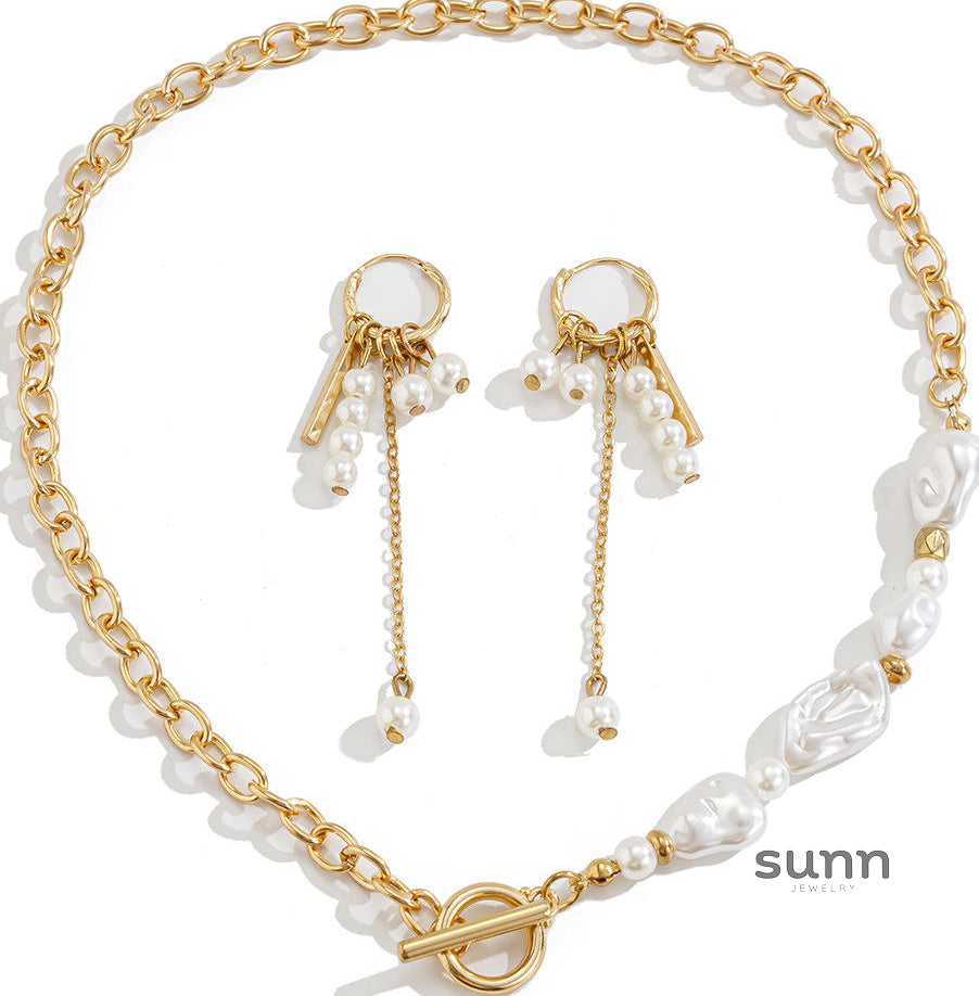 Kamilah Baroque Pearl Jewelry Set [X12BKQA3]