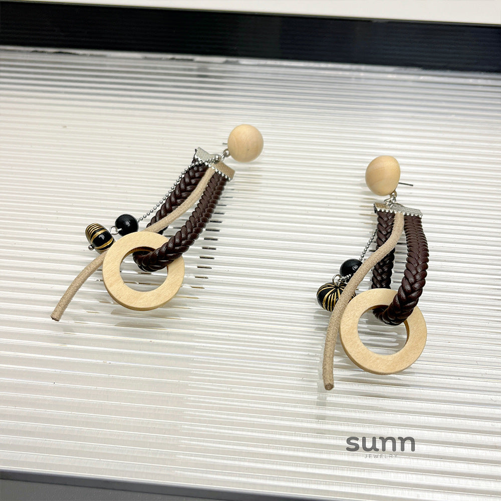 Kamira Braided Tassel Earrings [T469EJQJ]