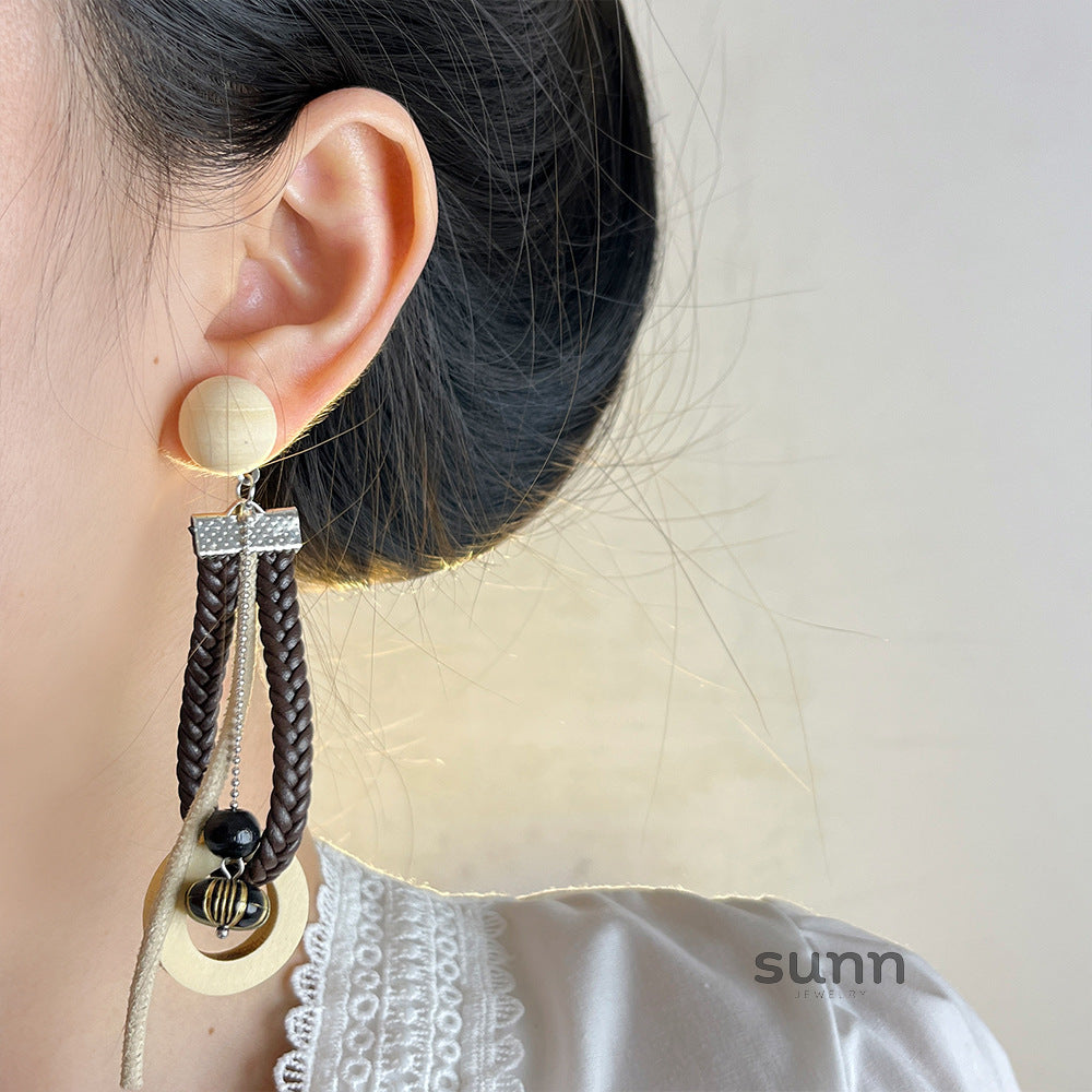 Kamira Braided Tassel Earrings [XNAQZQH5]