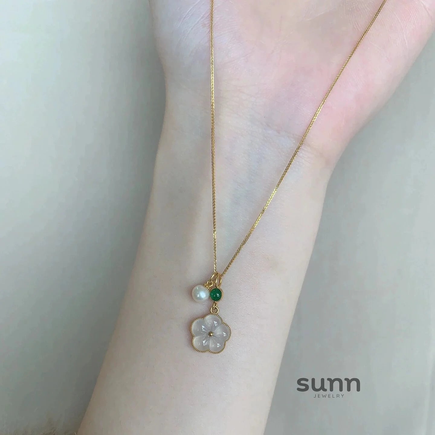Kamrynn Pearl Prosperity Necklace