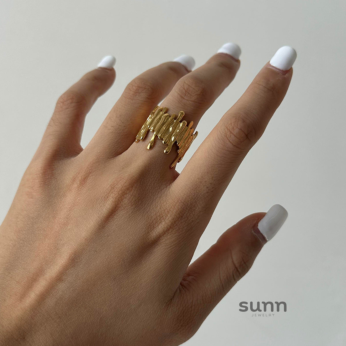 Kamyla Sculpted Open Ring [7BFVSAAO]
