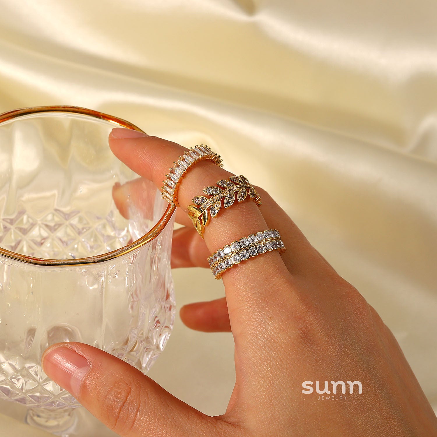 Kara Dainty Open Ring [TQL0UZCE]