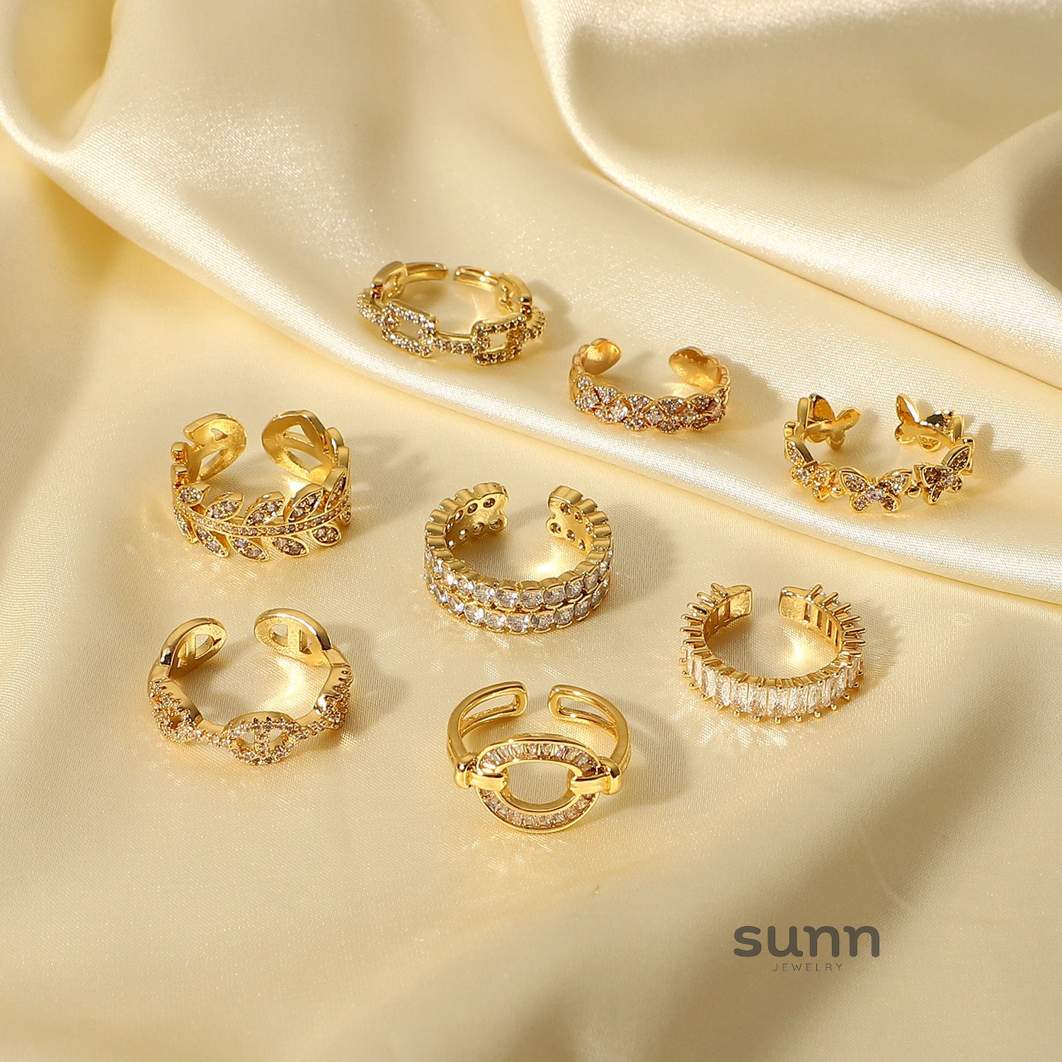 Kara Dainty Open Ring [BUVU57DV]