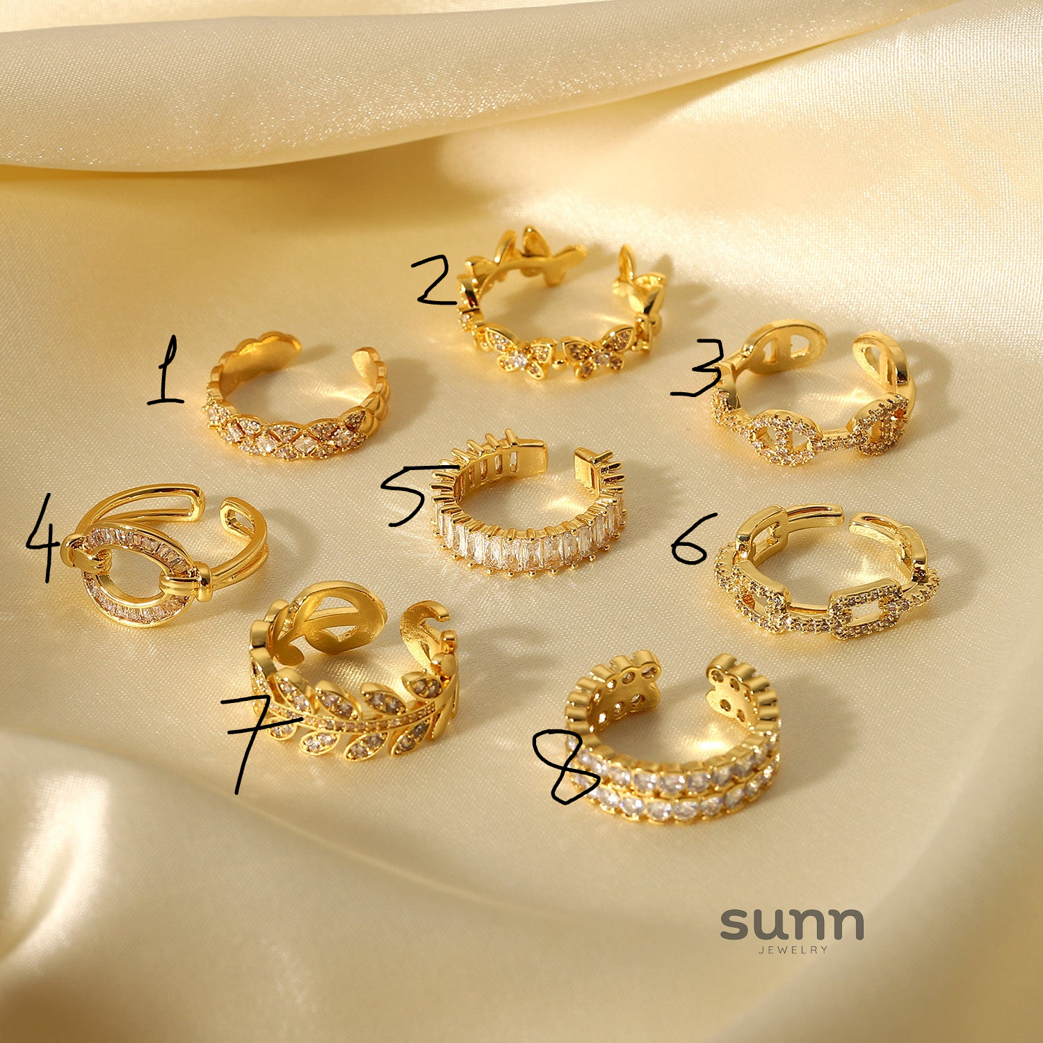 Kara Dainty Open Ring