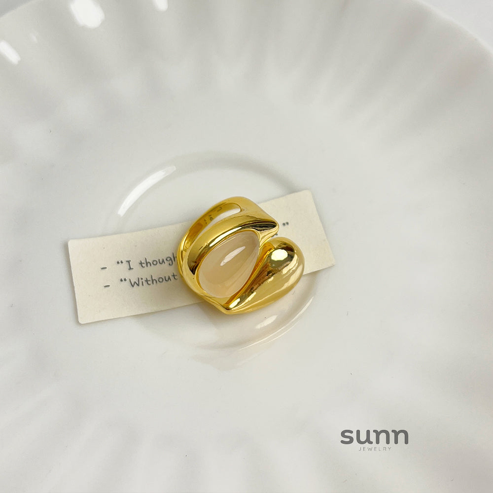 Karalynn Waterdrop Statement Ring [XZZXWGDU]