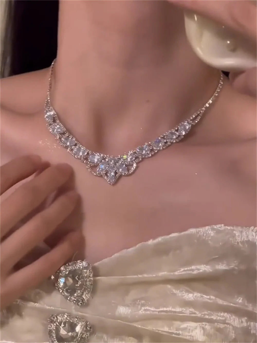 Kareena Crystal Necklace Set