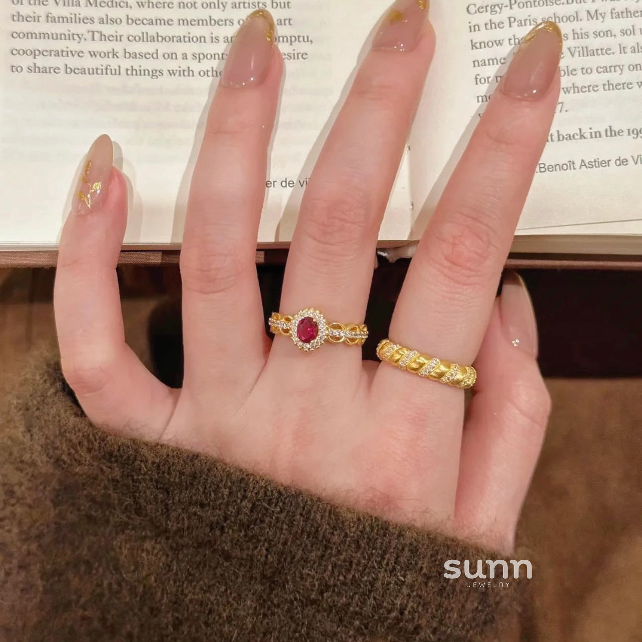 Karely Vintage Lace Ring [CHMIL1W2]