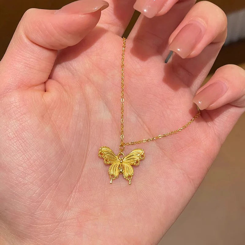 Karena Star Butterfly Necklace