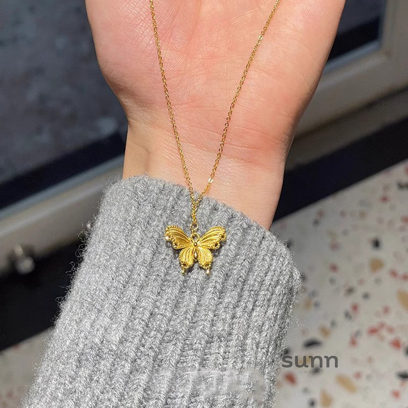 Karena Star Butterfly Necklace