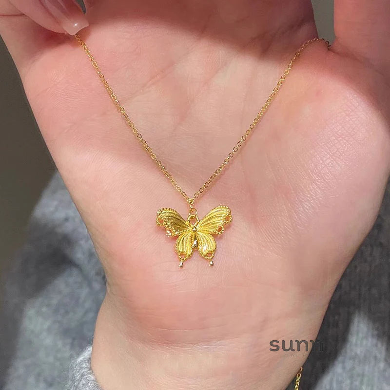 Karena Star Butterfly Necklace