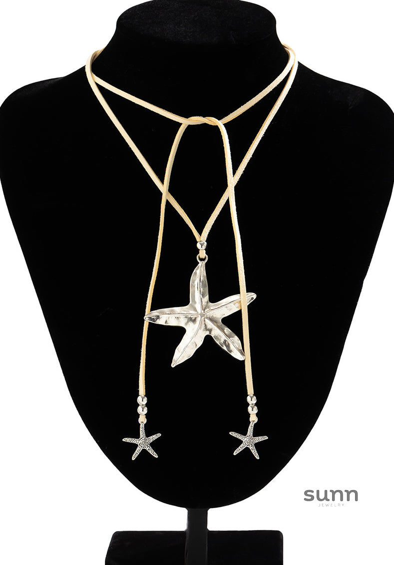 Kari Layered Starfish Necklace [AGK847V7]