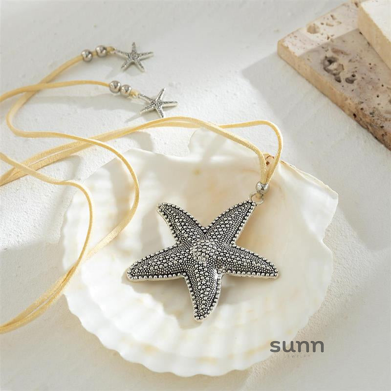 Kari Layered Starfish Necklace [JYJ5FFY3]