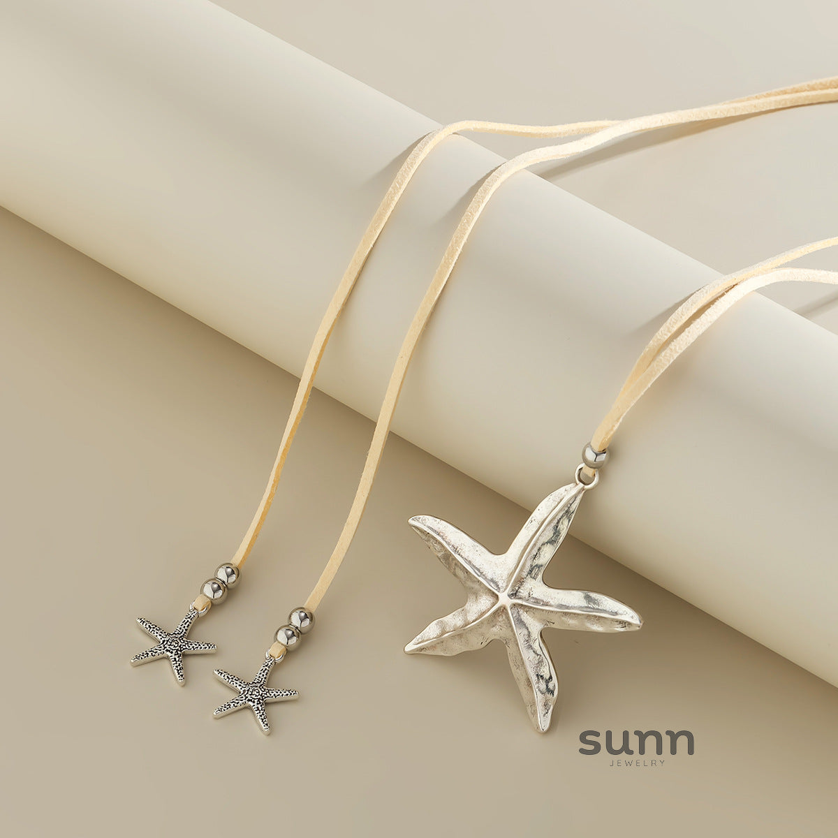 Kari Layered Starfish Necklace [XD4TEEFF]