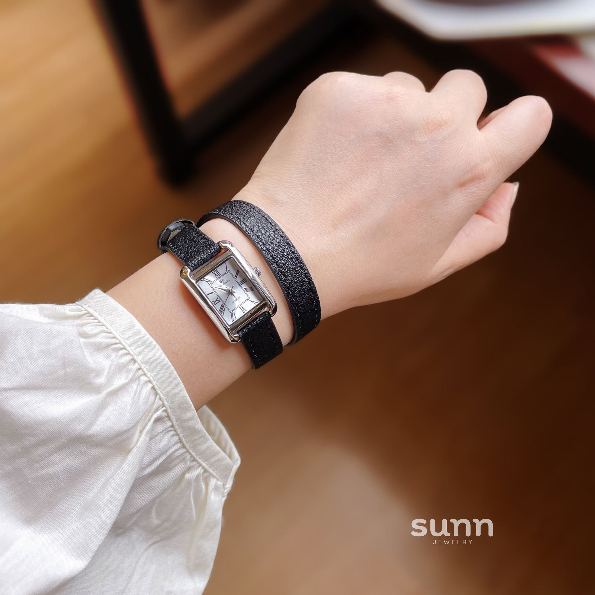 Karianna Square Double-Wrap Watch [8EFLSL1A]