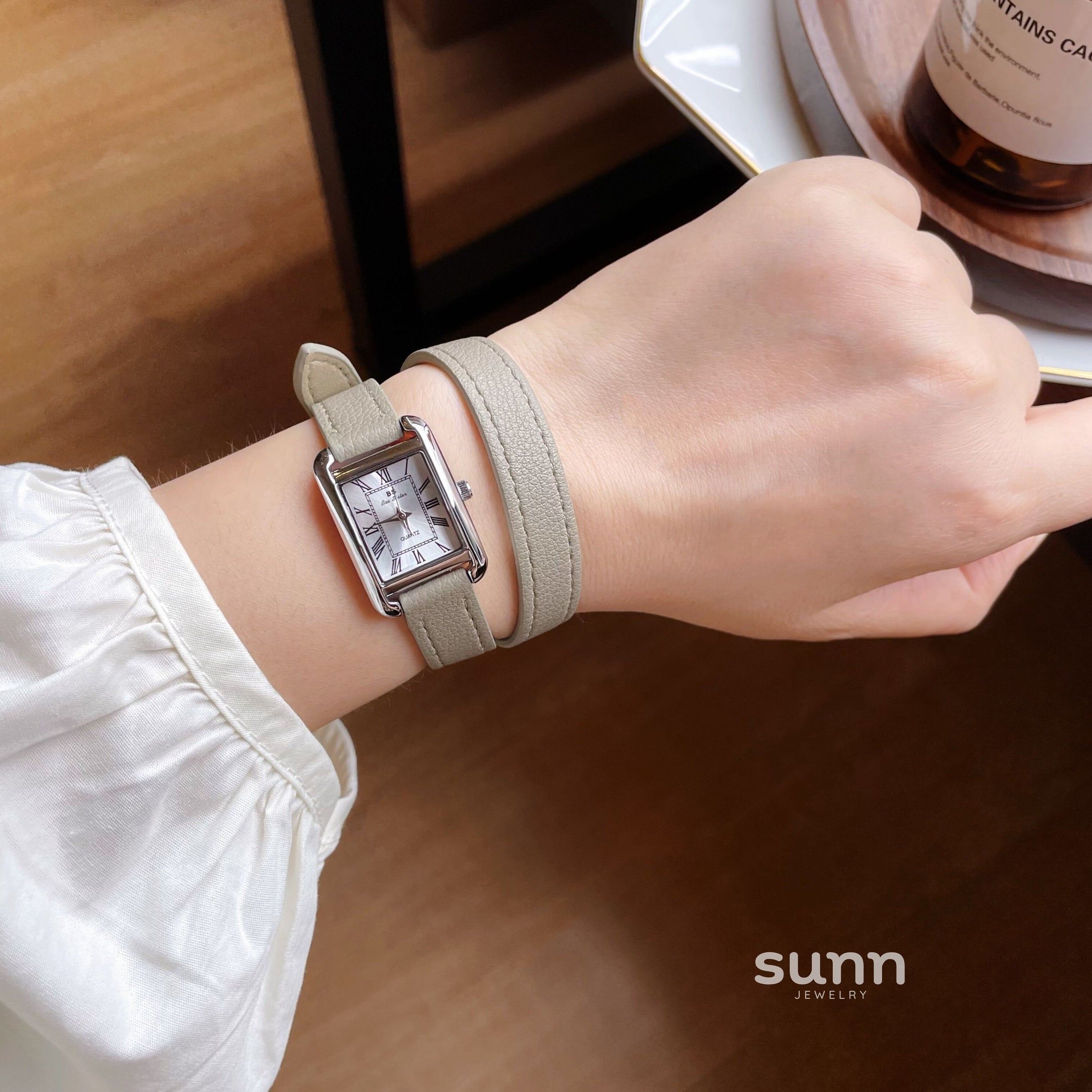 Karianna Square Double-Wrap Watch [Y7CBTDIG]