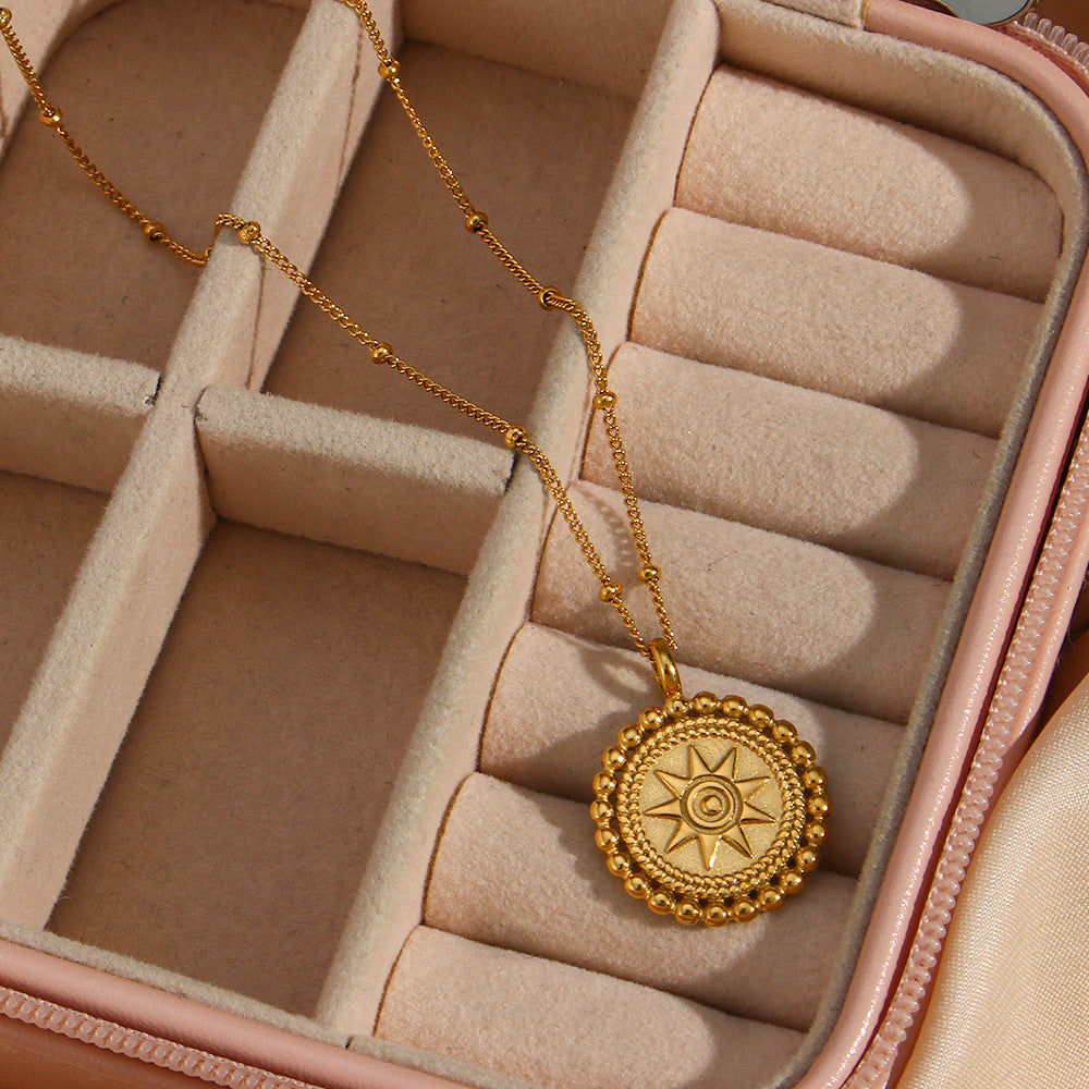 Karissa Star Disc Necklace [GBKXGZBS]