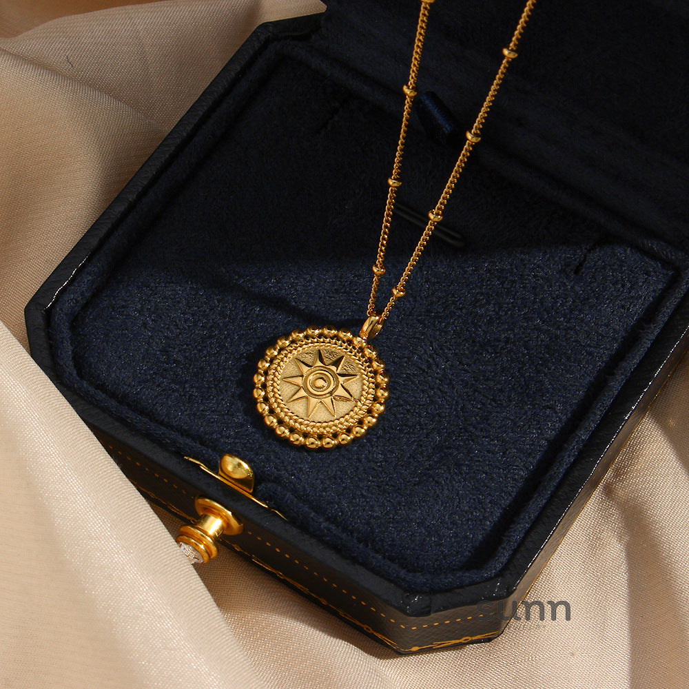 Karissa Star Disc Necklace [GBKXGZBS]