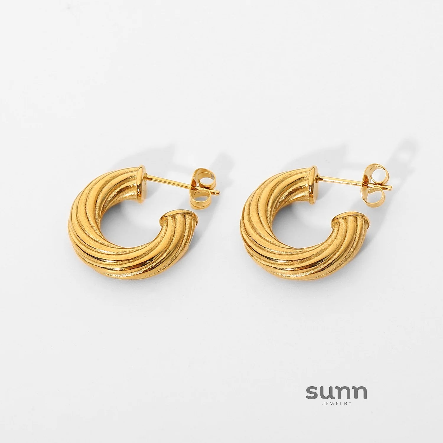 Karissa Twisted Hoop Earrings