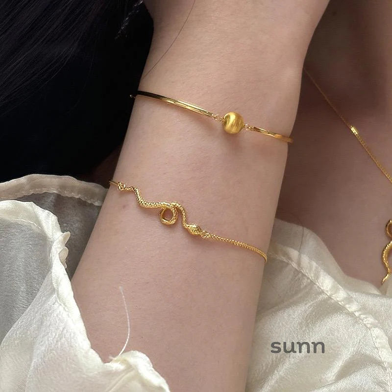 Kariyah Serpent Coil Bracelet