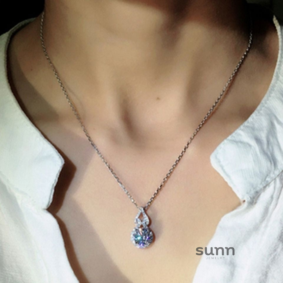 Karla Moissanite Gourd Pendant [RK370ZCJ]