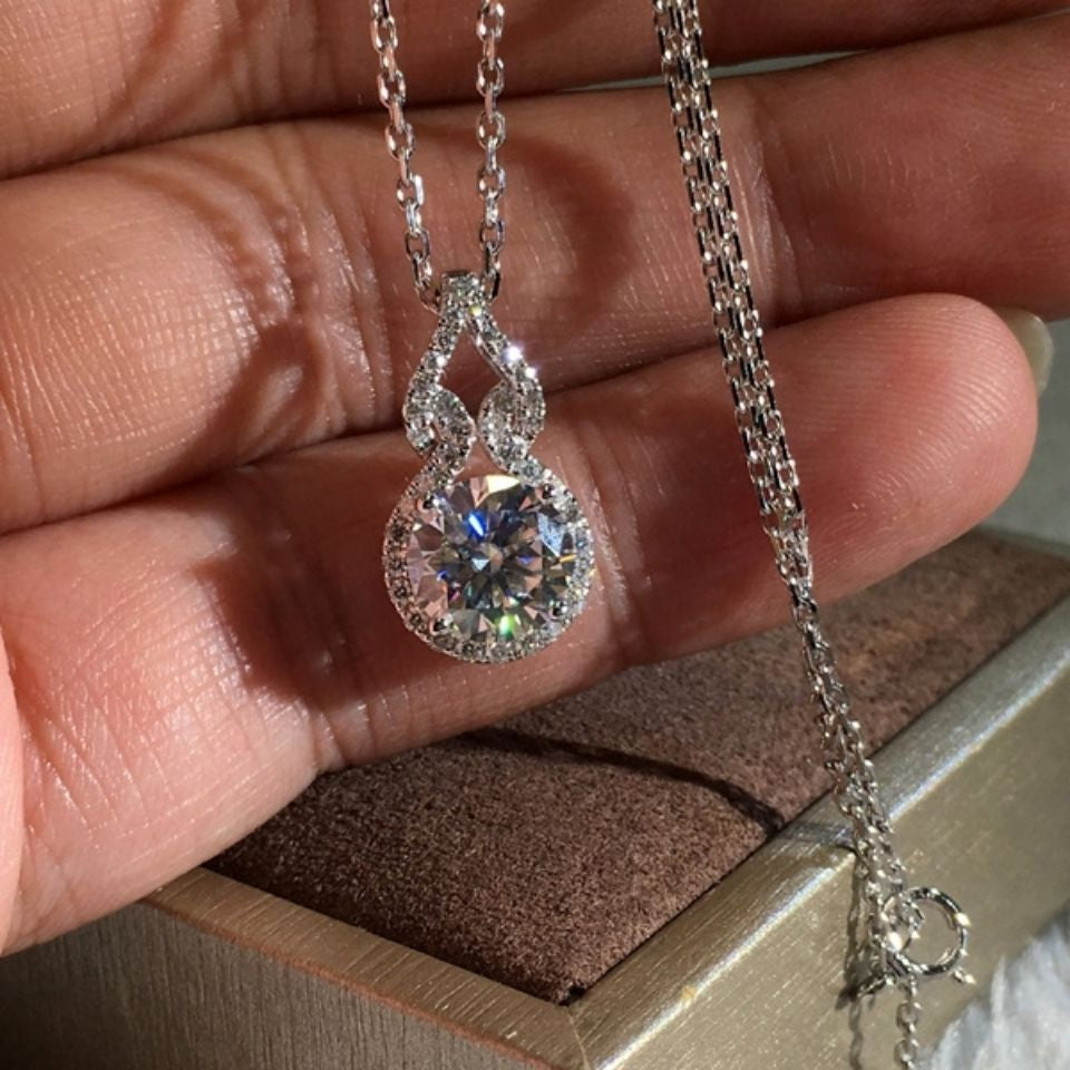 Karla Moissanite Gourd Pendant [RK370ZCJ]