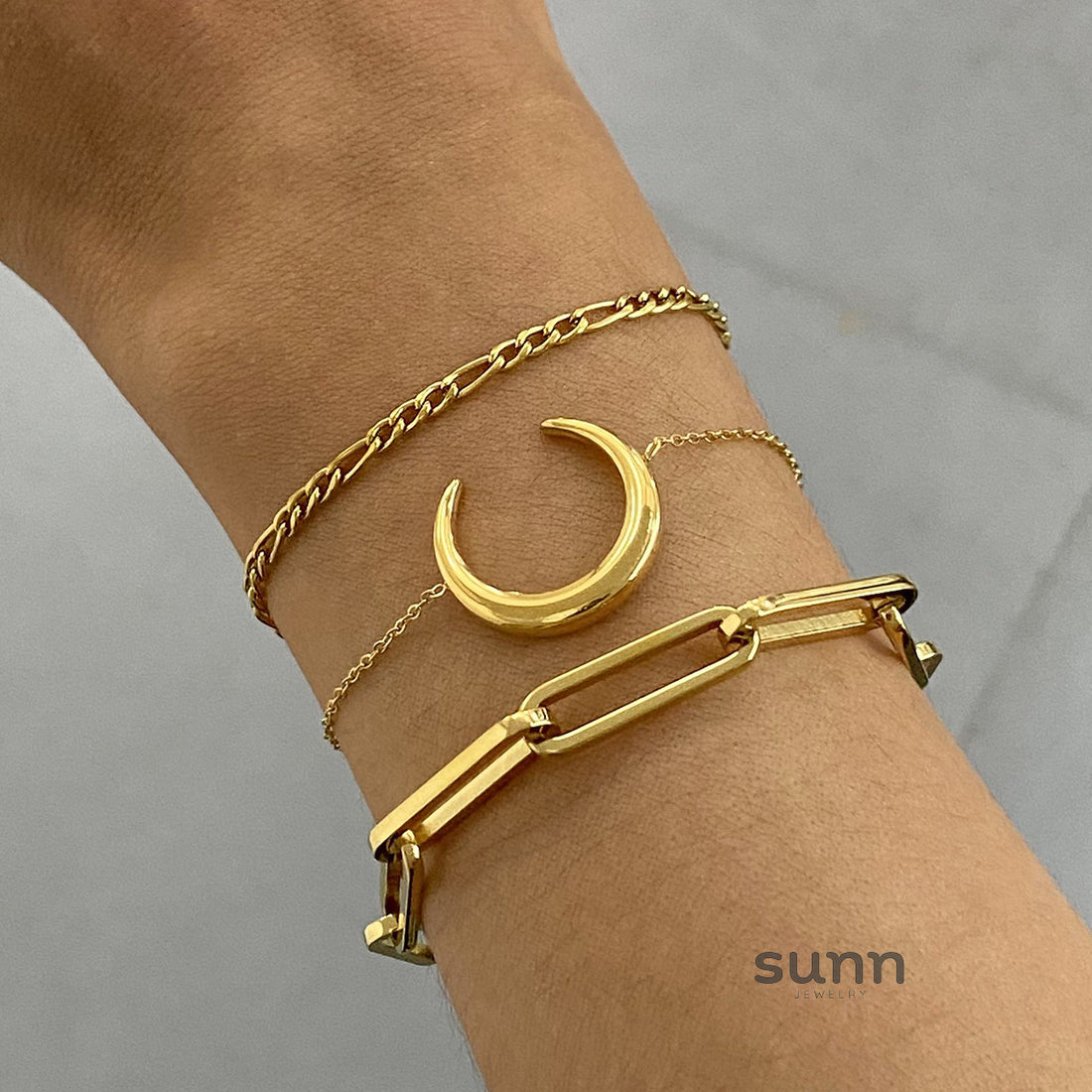 Karlie Stacked Geometric Bracelets [2O09L6SJ]