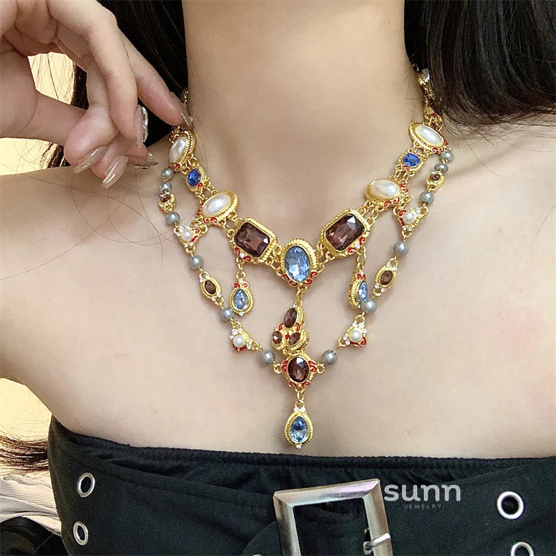 Karolina Baroque Pearl Necklace