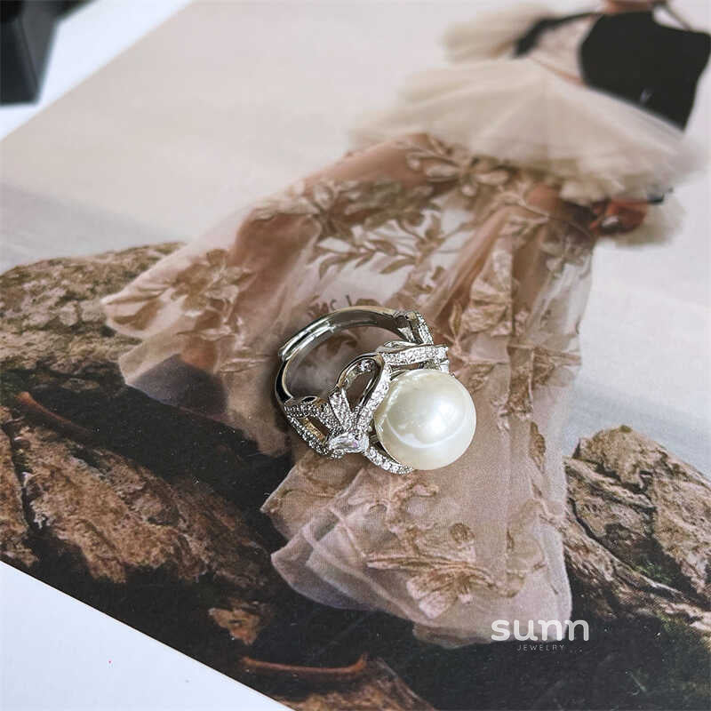 Karolyn Pearl & Zirconia Ring