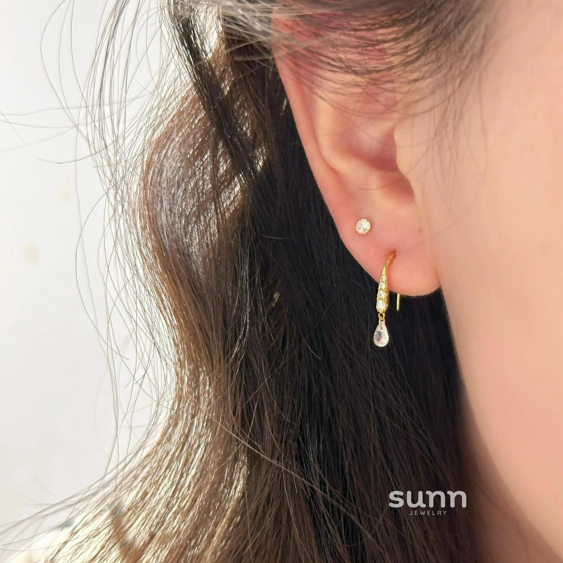 Karra Crystal Drop Earrings