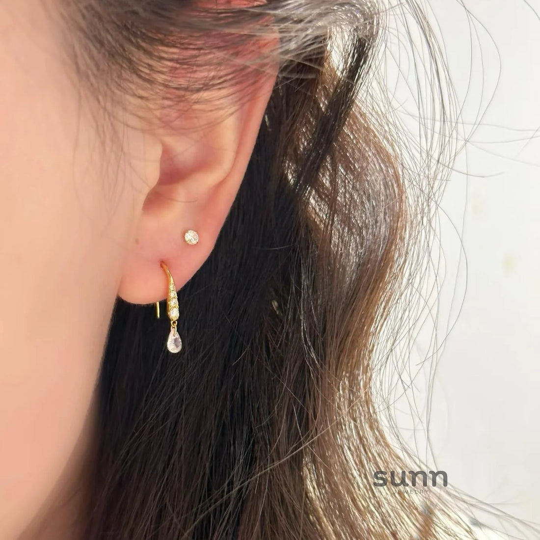 Karra Crystal Drop Earrings