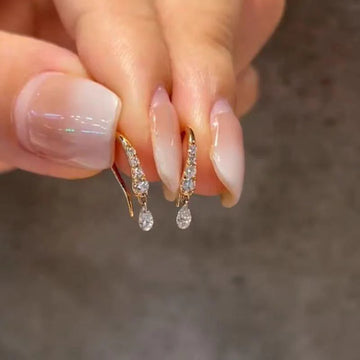 Karra Crystal Drop Earrings