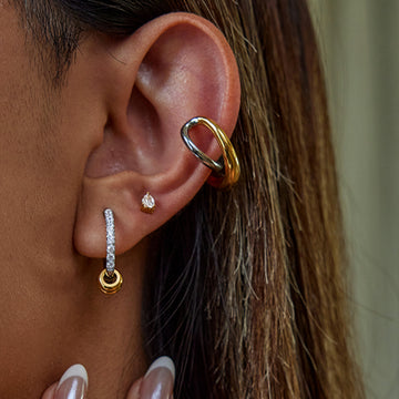 Karrington Diamond Circle Hoop Earrings [L5S2VBX5]