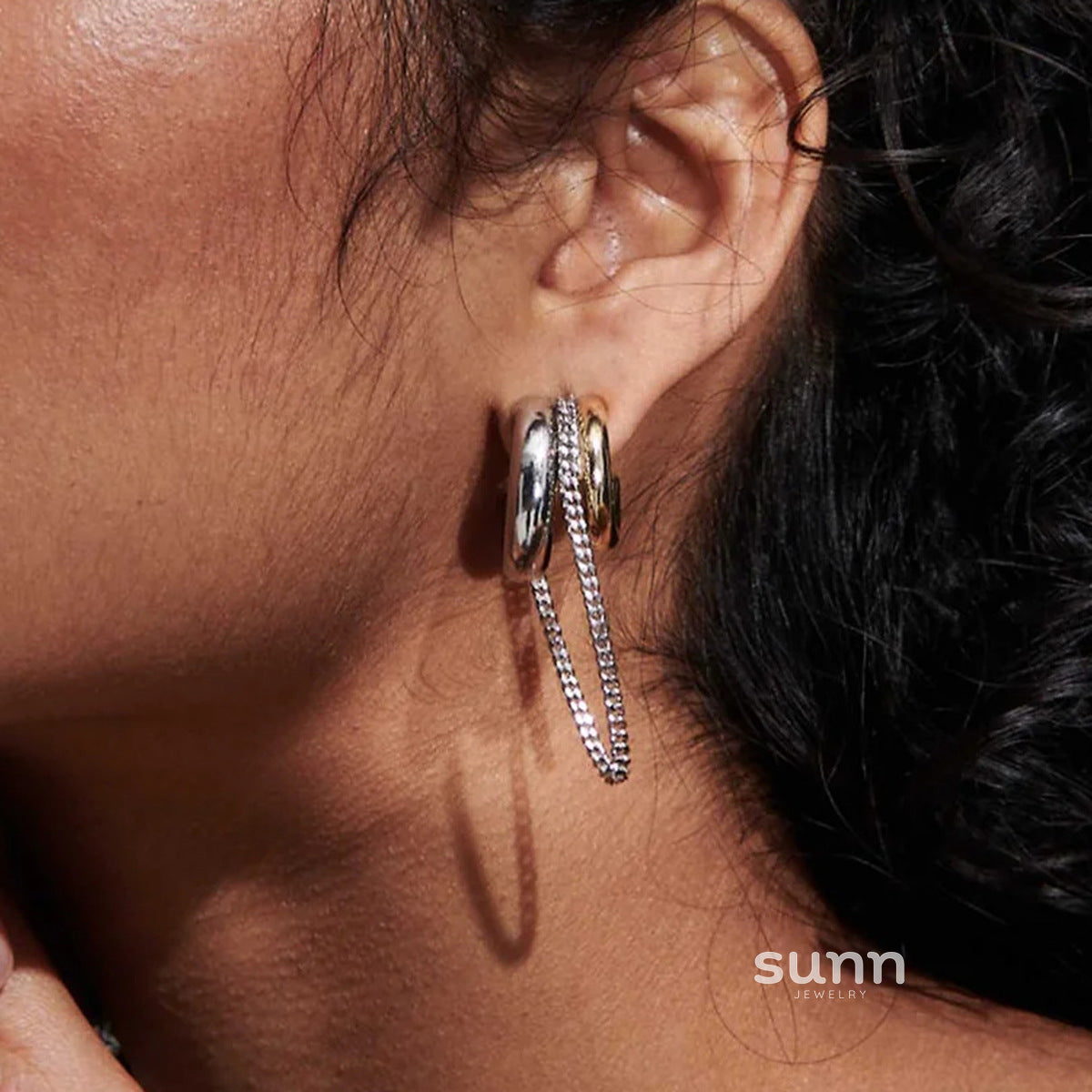 Karson Double C Tassel Earrings [AF932KD8]