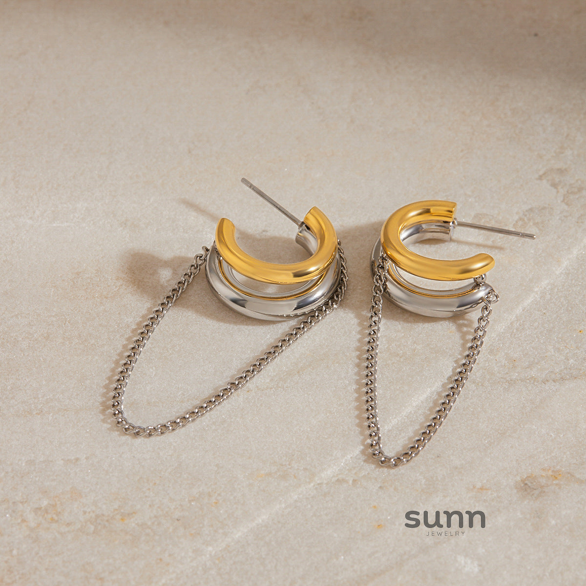 Karson Double C Tassel Earrings [49BZFQGQ]