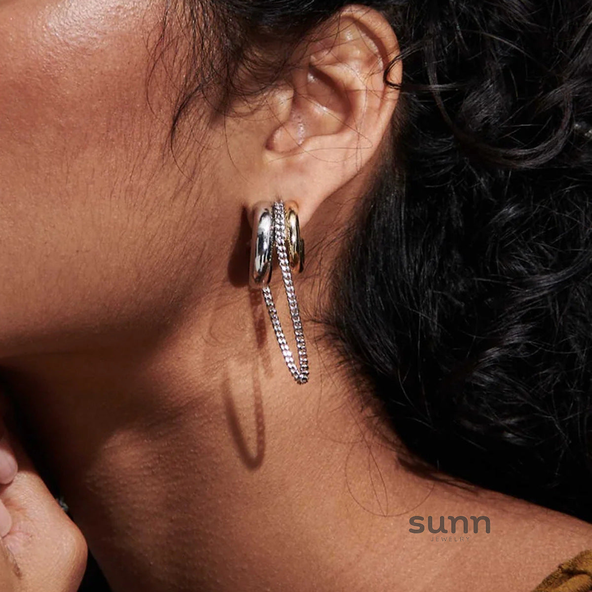 Karson Double C Tassel Earrings [AE4UU2H7]