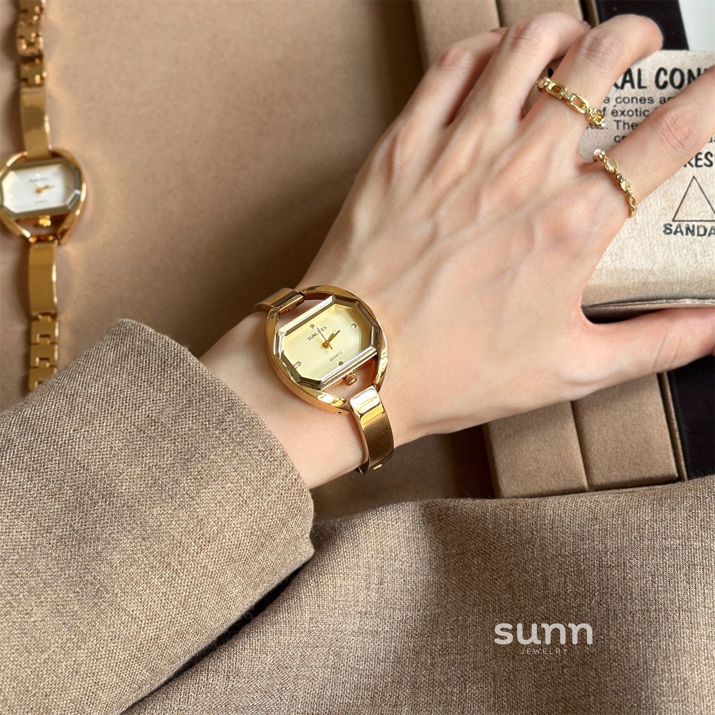 Kassia Mid-Century Mesh Watch [CIVOXQ5B]