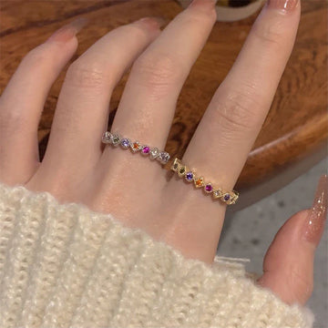 Kassidee Colorful Sugar Cube Ring