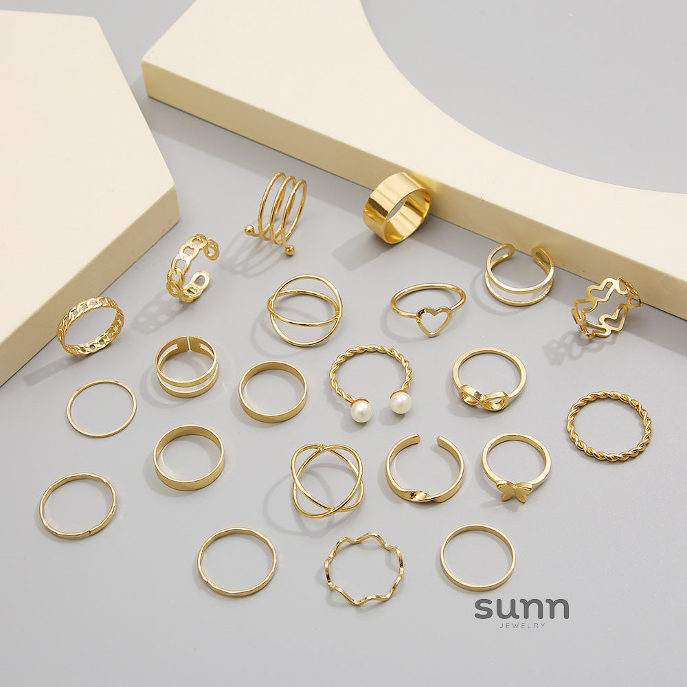 Kassidy Butterfly Ring Set [4X6I7HWK]