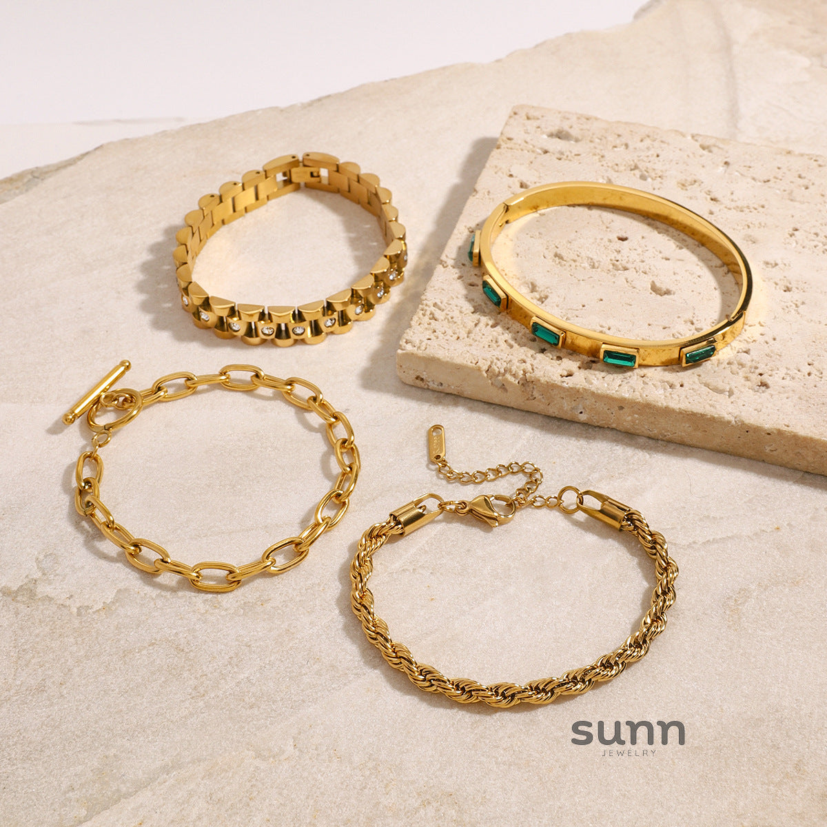 Kassidy Zircon Chain Bracelet [DPQCBOTZ]