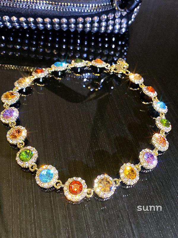 Kataleya Radiant Bloom Necklace [7WHTAQBS]