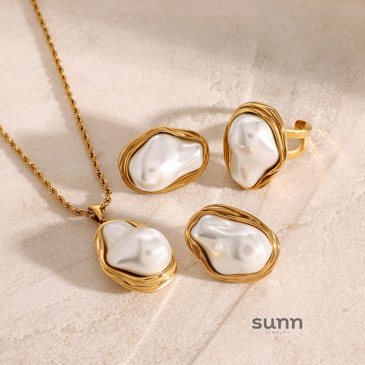 Katalina Statement Pearl Jewelry [HWG012QJ]