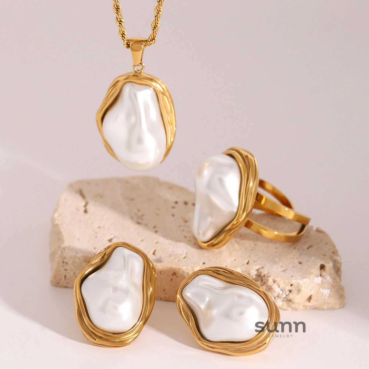 Katalina Statement Pearl Jewelry [4PBFUWE9]