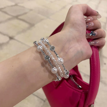 Katarina Pearl Sparkle Bracelet