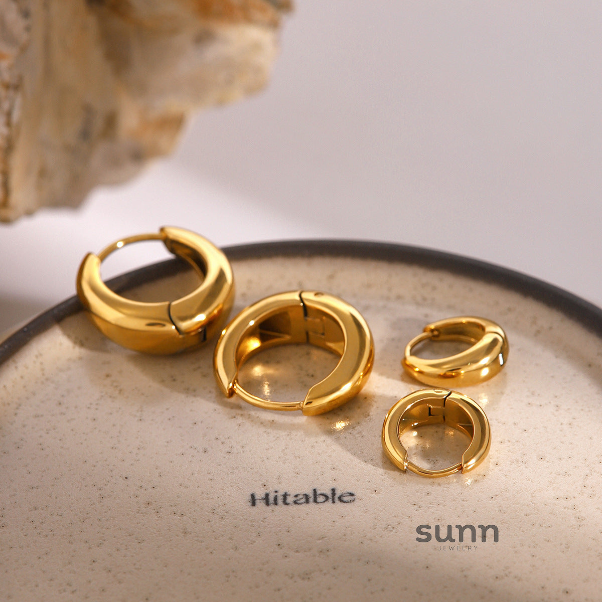 Katerina Timeless Hoop Earrings [61C8LGDC]